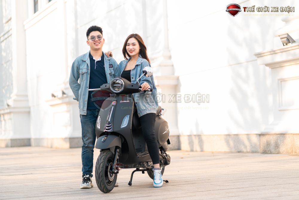 Xe ga 50cc Scooter Victoria Đèn Tròn - Ảnh 2