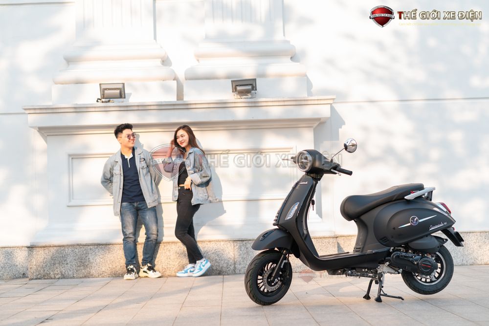 Xe ga 50cc Scooter Victoria Đèn Tròn - Ảnh 4