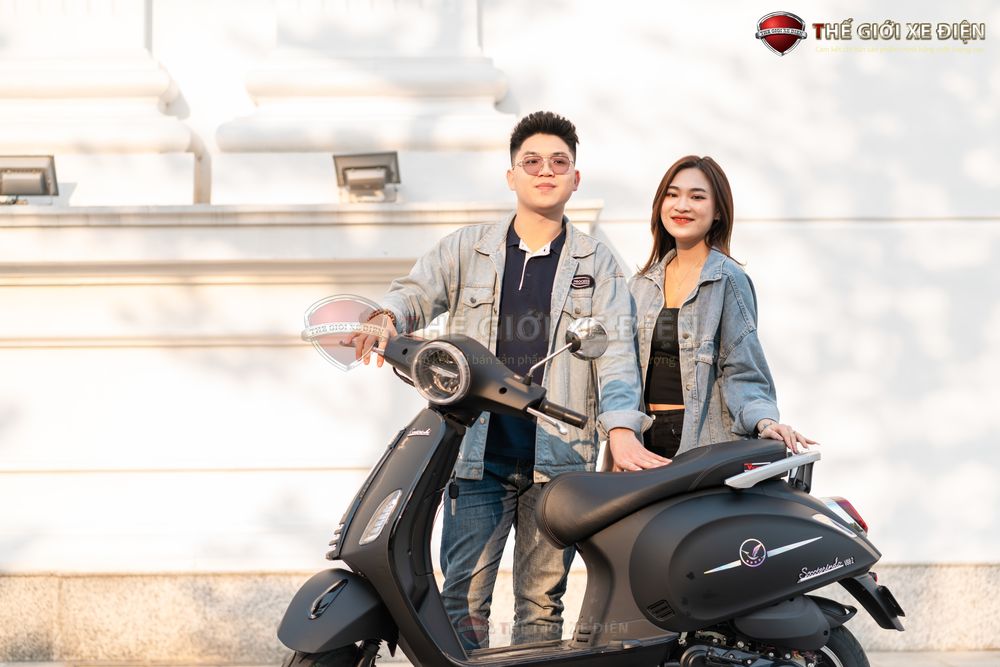 Xe ga 50cc Scooter Victoria Đèn Tròn - Ảnh 5