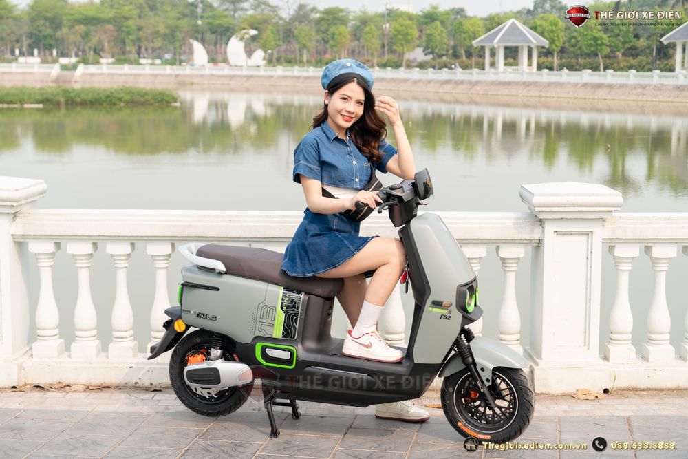 Xe Máy Điện Tailg Power F52 6 bình 22.3Ah 100km/1 Lần Sạc - Ảnh 2