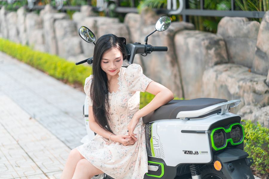 Xe Máy Điện Tailg Power F52 6 bình 22.3Ah 100km/1 Lần Sạc - Ảnh 12