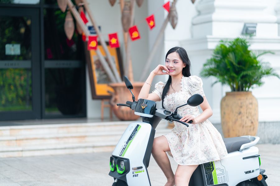 Xe Máy Điện Tailg Power F52 6 bình 22.3Ah 100km/1 Lần Sạc - Ảnh 16