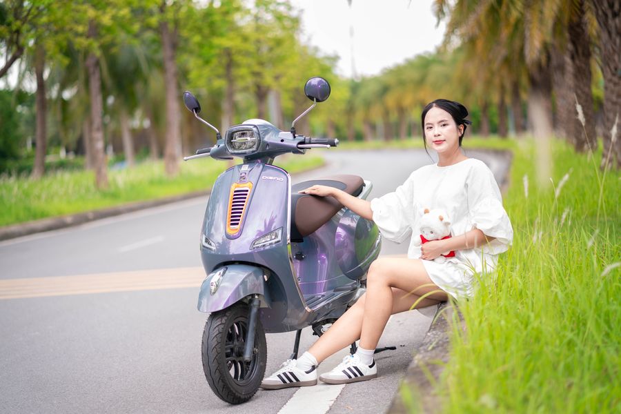 Xe Máy Điện Dibao Pansy Dio Đời Mới - Ảnh 10