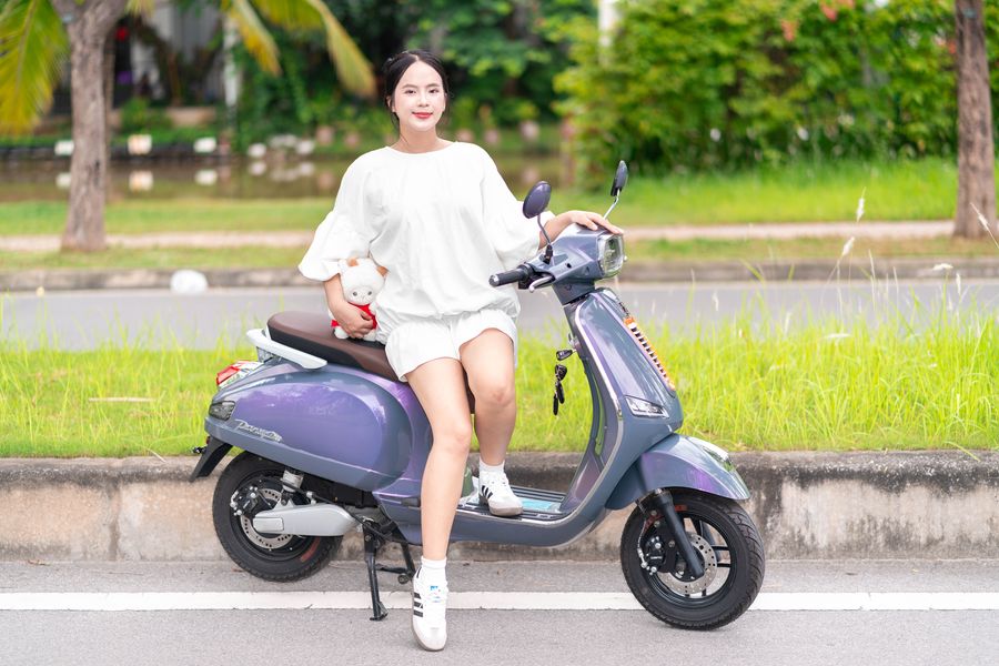 Xe Máy Điện Dibao Pansy Dio Đời Mới - Ảnh 11