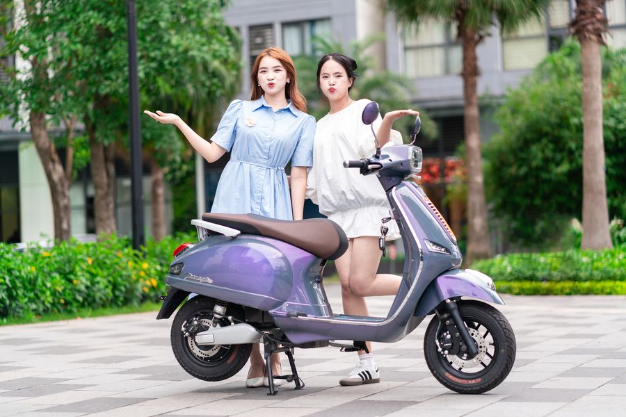 Xe Máy Điện Dibao Pansy Dio Đời Mới - Ảnh 14
